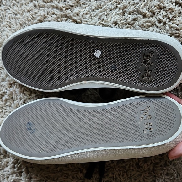 Coach womans black and white tennis shoe size 7.5 US  37.5 EUR - Picture 5 of 12